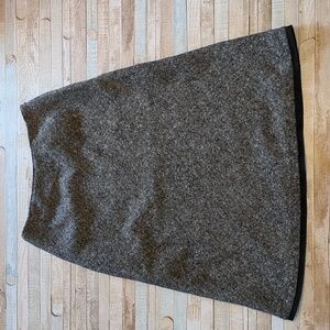 Vintage French wool blend skirt